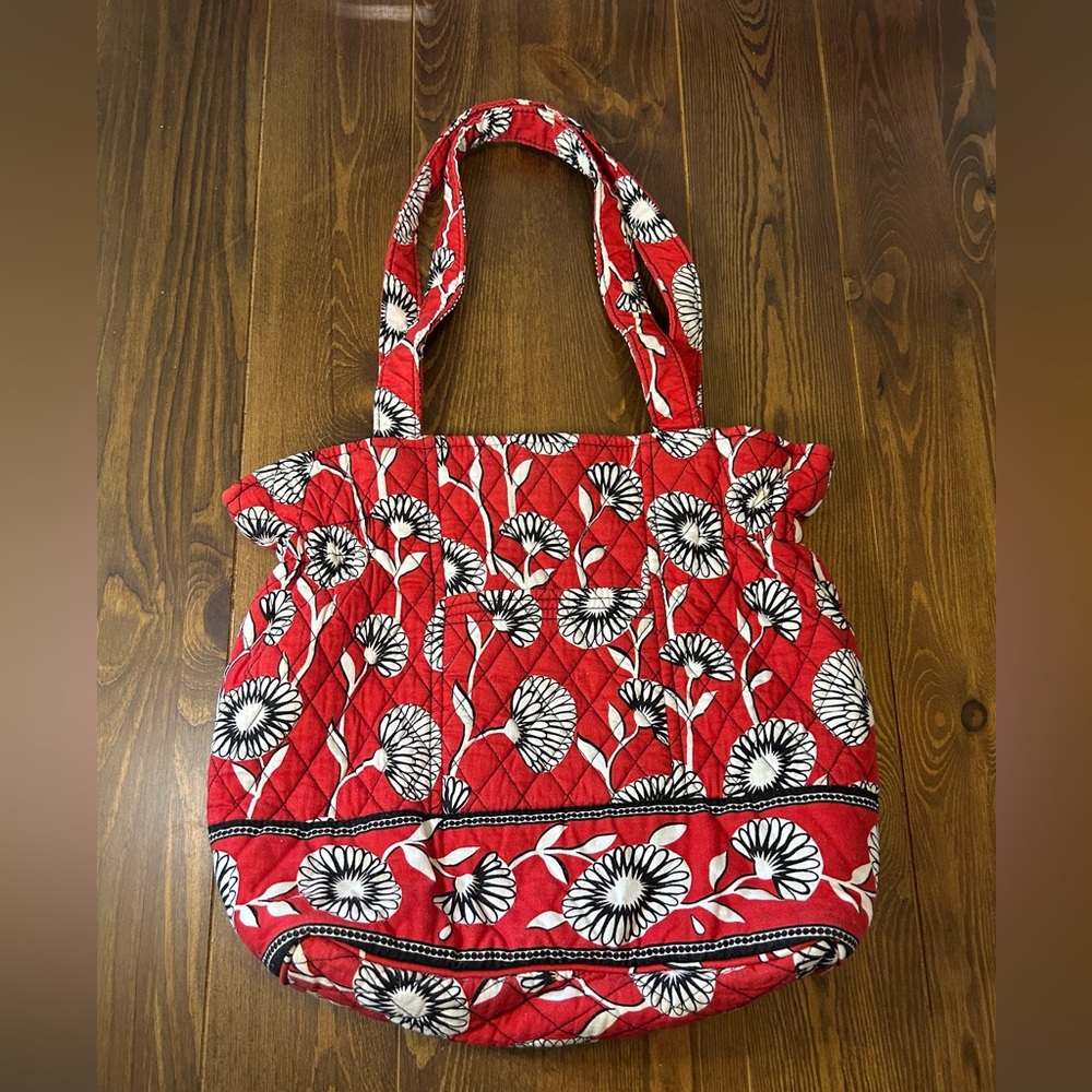 Vera Bradley Deco Daisy Cinch Tote Bag
